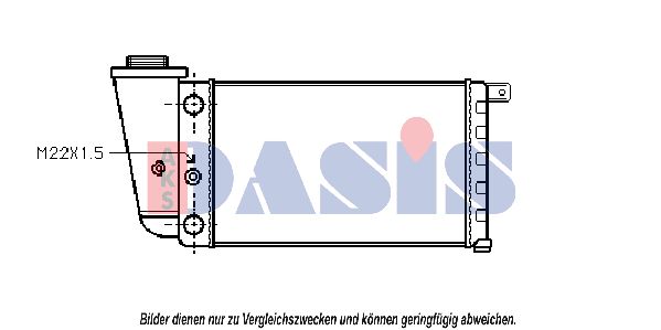 AKS DASIS Radiators, Motora dzesēšanas sistēma 080270N
